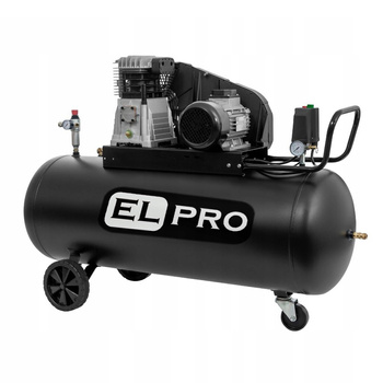 ELPRO BLACK PRO B3800B Kompresor tłokowy 200L, 10 bar,